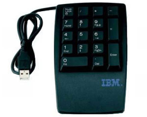 IBM ThinkPad USB 數(shù)字小鍵盤(33L3225) 經(jīng)典商務(wù)外設(shè)的便攜解決方案